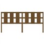 Tête de lit Marron miel 205,5x4x100 cm Bois massif de pin