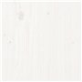 vidaXL Tête de Lit Accessoire de Lit Meuble de Chambre à Coucher Tête de Cadre de Lit Double Intérieur Blanc 125,5x4x100 cm Bois