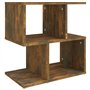 vidaXL Comodino Rovere Fumo 50x30x51