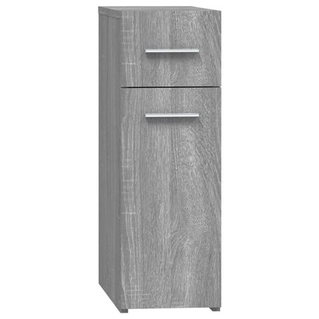 vidaXL Mobile Farmacia Grigio Sonoma 20x45