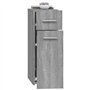 vidaXL Mobile Farmacia Grigio Sonoma 20x45,5x60 cm Legno Multistrato