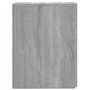 vidaXL Mobile Farmacia Grigio Sonoma 20x45,5x60 cm Legno Multistrato