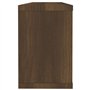 Étagères murales cube 4 pcs Chêne marron 60x15x23 cm Bois