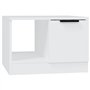 vidaXL Tavolino da Salotto Bianco 50x50x36 cm in Legno Multistrato