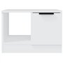 vidaXL Tavolino da Salotto Bianco 50x50x36 cm in Legno Multistrato