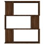 vidaXL Libreria/Divisorio Rovere Marrone 80x24x96 cm Legno Multistrato