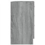 Armoire de lavabo Sonoma gris 63x30x54 cm Bois d'ingénierie