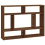 Étagère murale Chêne marron 75x16x55 cm Bois d'ingénierie