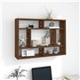 Étagère murale Chêne marron 75x16x55 cm Bois d'ingénierie