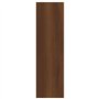 Étagère murale Chêne marron 75x16x55 cm Bois d'ingénierie