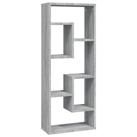Étagère murale Sonoma gris 36x16x90 cm Bois ingénierie