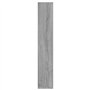 Étagère murale Sonoma gris 36x16x90 cm Bois ingénierie