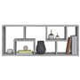 Étagère murale Sonoma gris 36x16x90 cm Bois ingénierie