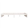 vidaXL Cadre de lit sans Matelas Blanc Bois Massif 140x200 cm