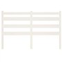 Tête de lit Blanc 206x4x100 cm Bois massif de pin