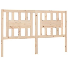 Testiera per Letto 141x4x100 cm in Legno Massello di Pino