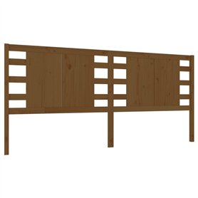 Tête de lit Marron miel 186x4x100 cm Bois massif de pin