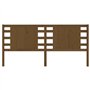 Tête de lit Marron miel 186x4x100 cm Bois massif de pin
