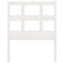 Tête de lit Blanc 95,5x4x100 cm Bois massif de pin