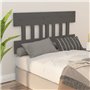 Tête de lit Gris 183,5x3x81 cm Bois massif de pin