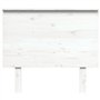 Tête de lit Blanc 94x6x82,5 cm Bois massif de pin