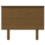 Tête de lit Marron miel 104x6x82,5 cm Bois massif de pin