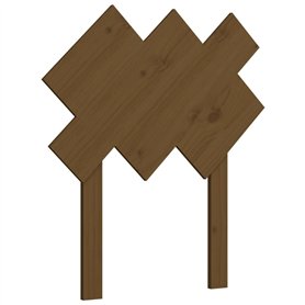 Tête de lit Marron miel 72