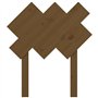 Tête de lit Marron miel 72,5x3x81 cm Bois massif de pin