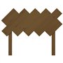 Tête de lit Marron miel 104x3x80,5 cm Bois massif de pin