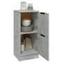 vidaXL Credenze 2 pz Grigio Cemento 30x30x70 cm in Legno Multistrato