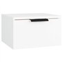 Tables de chevet murales 2 pcs Blanc 34x30x20 cm