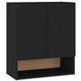 Armoire murale Noir 60x31x70 cm Bois d'ingénierie