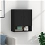 Armoire murale Noir 60x31x70 cm Bois d'ingénierie