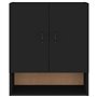 Armoire murale Noir 60x31x70 cm Bois d'ingénierie