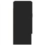 Armoire murale Noir 60x31x70 cm Bois d'ingénierie