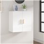 Armoire murale Blanc 60x30x60 cm Bois d'ingénierie