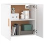 Armoire murale Blanc 60x30x60 cm Bois d'ingénierie