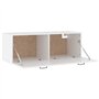 Armoire murale Blanc 100x36,5x35 cm Bois d'ingénierie