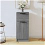 Buffet Sonoma gris 30x30x70 cm Bois d ingénierie