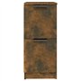 vidaXL Credenze 2 pz Rovere Fumo 30x30x70 cm in Legno Multistrato