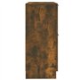 vidaXL Credenze 2 pz Rovere Fumo 30x30x70 cm in Legno Multistrato