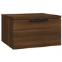 Tables de chevet murales 2 pcs Chêne marron 34x30x20 cm