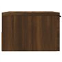Tables de chevet murales 2 pcs Chêne marron 34x30x20 cm