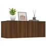 Meubles TV 2 pcs Chêne marron 80x30x30 cm Bois d'ingénierie