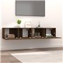 Meubles TV 2 pcs Chêne marron 80x30x30 cm Bois d'ingénierie