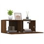 Meubles TV 2 pcs Chêne marron 80x30x30 cm Bois d'ingénierie