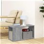 Meuble TV Sonoma gris 60x24x32 cm Bois d'ingénierie