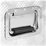 vidaXL Boîte à outils d'extérieur Boite de rangement Coffre à outils pour garage Aluminium argenté