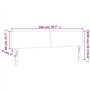 Têtes de lit 2 pcs Gris foncé 100x5x78 88 cm Velours