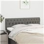 Têtes de lit 2 pcs Gris foncé 80x7x78 88 cm Tissu